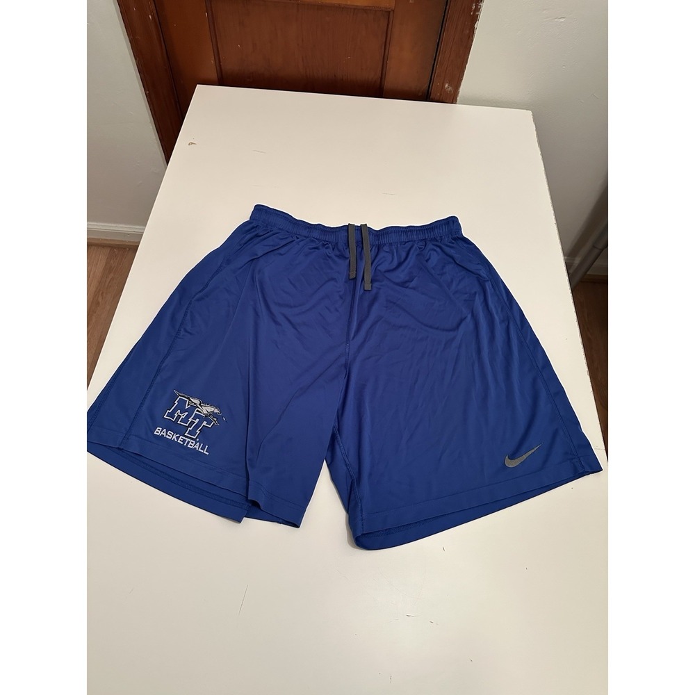 Nike Memphis Tigers basketball practice shorts in blue Size XXL Men's
